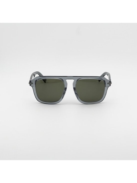 Dior DIORBLACKSUIT S15F 45C0 Sunglasses Grey Square Frame, Green Lenses main image 5